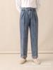 Calças jeans lavadas estilo Hong Kong Calças masculinas da moda Calças masculinas casuais Calças masculinas estilo americano Calças lavadas resistentes a rugas