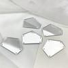 Creativo Transfronterizo Cosido a Mano Taladro Lente Simple Espejo Acrílico Taladro DIY Decoraciones para Ropa Taladro de Espejo Irregular
