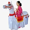 Burro Seco Barco Corriendo Burro Seco Barco Danza Dragón y León Actuación Folclórica Accesorios Caballo Rojo Caballo Blanco Caballo Dragón Blanco Barco Seco Camino Hecho a Mano