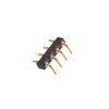 Conector de prueba de 4 pines con resorte de flexión, dedal, contacto de teléfono móvil para computadora, conector pogopin conductor chapado en oro