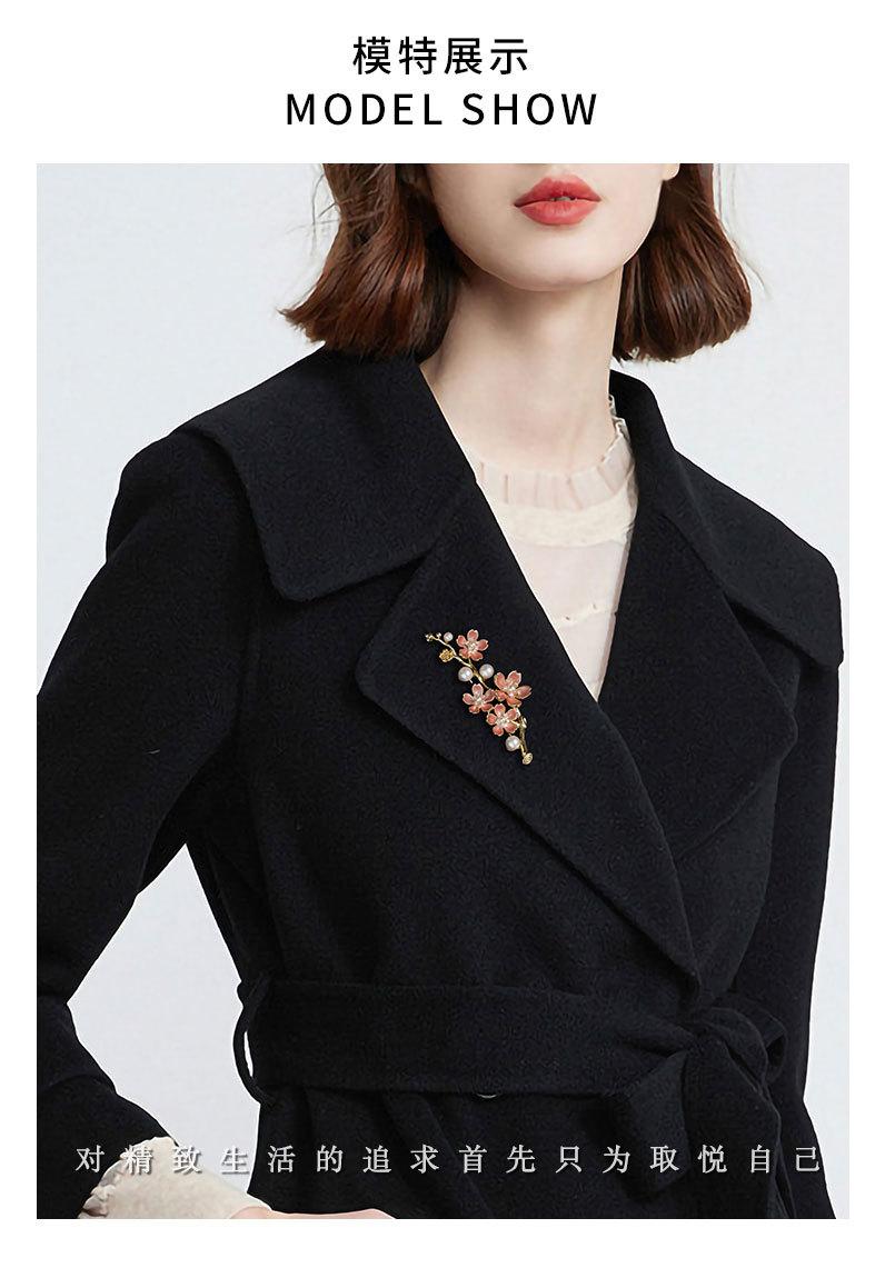 秋冬腊梅花高档胸针小众高级感轻奢花朵胸花新中式优雅