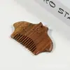 Peine de Sándalo Verde Mini Portátil de Bolsillo Doce Signos del Zodiaco Logo Personalizado Peine de Madera Regalo para Mujer Peine para Bebé