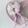 Xuxinha de Renda com Estilo Relaxado para Mulheres, Prendedor de Cabelo de Alta Qualidade para Rabos de Cavalo e Coques, Acessório de Cabelo Estiloso