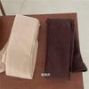 IOULOR Corea del Sur Popular en Internet Medias Planas Color Sólido Carmesí Profundo Life Plus Leggings de Entrepierna Pantalones Combinables para Otoño/Invierno
