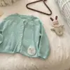 Suéter cárdigan de punto para niñas timo, estilo primavera y otoño, nueva colección 2026, prenda exterior para mujer, top de punto, chaqueta de otoño para niños