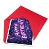 Nuevo Juego de Sobres para Tarjetas de Cumpleaños de Colores Neón de Tamaño Grande Estilo Amazon Ins Tarjeta de Cumpleaños