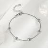 Pulsera Dulce en Forma de Corazón Combinable Regalo para Novia Día de San Valentín Pulsera Clásica de Amor Ajustable