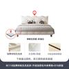 Tongyute 2026 Estilo Francés Color Crema Lujo Ligero Moderno Forma de Ola Doble Recámara Principal Cama de Boda Grande de Gama Alta Cama de Cuero