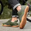 Nuevos zapatos deportivos de malla ligeros y transpirables con punta ancha para hombres y mujeres, zapatos casuales de moda para correr al aire libre