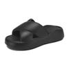 Pantuflas de Suela Gruesa Que Se Sienten Como Mierda, Pantuflas Simples de Verano para Interior del Hogar Antideslizantes, Pantuflas para Exterior para Mujer de Suela Suave para Baño