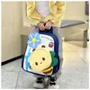 Linda Abejita Flor Mochila Escolar Infantil Dibujos Animados Jardín de Infancia Mochila Pequeña Mochila para Niños y Niñas de Clase Media y Alta