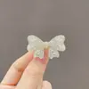 Acessórios de cabelo estilo coreano trompete requintado laço de strass grampo para franja grampo de mola com cabeça de diamante volume de cabelo clipe superior baixo