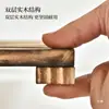 Base de Madera Maciza para Maceta de Flores Móvil con Ruedas con Freno Cuadrada No Requiere Ensamblaje