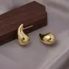 Pendientes de Plata de Ley S925 para Mujer, Versátiles Pendientes de Botón Geométricos de Gota de Agua, Diseño Elegante, Suaves con los Agujeros de las Orejas, Pendientes de Lujo Ligero de Gama Alta