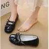 Zapatos planos de punta cuadrada y escotados con lazo para mujer, nuevos zapatos planos estilo francés de otoño, zapatos planos Mary Jane para mujer, 2026