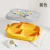 Pote de Plástico para Almoço Transfronteiriço da Amazon, Seguro para Micro-ondas, Marmita Compartimentada para Trabalhadores de Escritório, Pote Selado para Conservar Frescor, Grau Alimentício