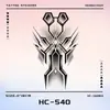 Estilo Cyberpunk Mecha Medio Brazo Tatuaje Herbal Pegatina Pegatina de Jugo Tatuaje Artificial Impermeable Femenino Duradero Masculino Semi-Permanente