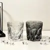 Vaso de Vidrio con Patrón de Glaciar de Alta Calidad para Uso Doméstico, Vaso de Whisky de Gran Capacidad, Vaso para Bebidas Frías de Verano y Té