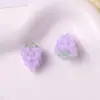 Dulces Aretes de Uva Transparentes y Realistas en 3D Estilo Dibujo Animado y Accesorios para el Cabello Tejidos a Mano con Cuentas