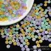 Contas de Ábaco Coloridas Macaron 4x2mm Contas Soltas Atacado DIY Joias de Jade Pulseira Colar Espaçador Acessórios de Jade