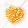 Perlas sueltas de imitación de perlas de imitación de color ABS de 3-14 mm con agujero recto, cuentas redondas para hacer collares, pulseras y fundas de teléfono, accesorios de joyería con cuentas.