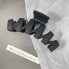 Pinza de tiburón grande coreana para el cabello, accesorio simple para recogido en la parte trasera de la cabeza, pinza de pelo de alta gama para mujer