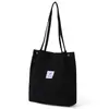 Bolsa de Veludo Cotelê Bolsa de Lona Feminina Grande Capacidade Bolsa de Compras Estilo Academia de Artes Bolsa Transversal Bolsa Tote Bolsa de Ombro Versátil
