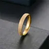 Anillo de Acero de Titanio Esmerilado Estrellado de Lujo Ligero de Gama Alta para Mujer, Diseño de Moda, Anillo Liso de Pareja de Nicho de Tendencia