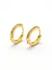 Pendientes de cobre con baño de oro de 14k, circonita, moda europea y americana, conjunto de pendientes, pendientes de cruz de Amazon para mujer, joyería simple estilo Ins