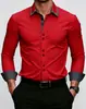 Camisa Top Masculina Respirável Confortável Levemente Elástica de Quatro Vias para E-commerce Transfronteiriço Dropshipping