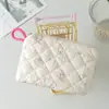Bolsa de Cosméticos Acolchada con Relieve Estilo Coreano para Mujer, Bolsita para Artículos Pequeños, Bolsa para Cosméticos, Billetera de Dibujos Animados, Organizador Multifuncional, Tarjetero