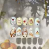 Pegatinas para Uñas con Relieve Tomoni Estilo Lindo Popular Pegatinas para Uñas de Niños Material de Pegatinas de Postre Perrito Joyería
