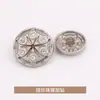 Botón de Diamante de Girasol Botón de Metal Botón de Camisa Botón de Suéter Botón Tejido Botón Botón Botón Button Jinda