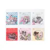 Papel Couché Poesía de Azúcar Paquete de Pegatinas de Cartulina Dura Cosas Lindas Tienda General Artículos Pequeños de la Vida Patrón Material para Diario Pegatinas Decorativas
