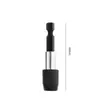 Extractor de tornillos con mango hexagonal para tornillos rotos, juego de herramientas de extracción rápida de 60 piezas con tapa negra