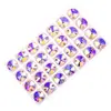 Wei Chen novo vidro costurado à mão strass redondo cristal satélite fundo plano furo duplo DIY roupa diamante colorido vestido combinado à mão