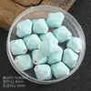 Kit de Material para Acessórios de Joias Artesanais DIY, Contas Soltas Cerâmicas em Formato de Prisma Macaron com Furo Reto