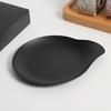 Platos Desechables de Plástico para Pasteles, Platos de Postre para Fiestas de Cumpleaños, Platos de Plástico con Forma de Gota de Agua para Pastelerías, Stock Listo del Fabricante