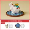 Portaincienso Auspicioso Atractor de Riqueza del Fabricante, Base Quemador de Incienso para Ceremonia del Té, Soporte de Incienso Decorativo Pequeño para el Hogar Interior, Adorno Creativo para el Té