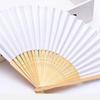 Hay un punto transfronterizo Amazon abanico de papel de una cara puede ser DIY al por mayor abanico de papel color caramelo DIY abanico de papel plegar