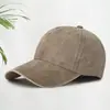Sombrero de Sol al Aire Libre de Verano Estilo Coreano de Copa Suave, Gorra tipo Pato, Gorra de Béisbol Vintage Lavada, Sombrero de Sol de Mezclilla Personalizado