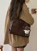 Bolso de Axila Coreano de Nicho para Mujer 2026 Nuevo de Moda Otoño Vintage Bolso Tote Gran Capacidad Maletín de Hombro