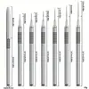 Set de 6 Pinceles para Uñas Antideslizantes de 8 Anillos, Modelo Nuevo Transfronterizo, Bolígrafo Liner para Pintura de Uñas Estilo Japonés, Herramientas para Uñas