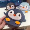 Gorro para bebé de 8-24 meses, estilo primavera, lindo gorro de béisbol de mezclilla con pingüino, visera suave para niños y niñas, gorro infantil de moda