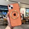 Adecuado para teléfono móvil iPhone 14 Pro Max gram 13 patrón de CD colorido magnético agujero grande TPU funda protectora para teléfono móvil