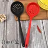 Sartén Antiadherente Integrada de Silicona para Vallas Colador de Silicona Filtro de Aceite para Olla Caliente Cuchara para Pescado y Fideos Suministros de Cocina para Cocinar Colador Grande