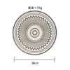Comercio electrónico transfronterizo para alfombrilla aislante térmico de color natural estilo japonés protección ambiental tapete de yute base para tazón de cáscara de maíz base para maceta de jacinto de agua