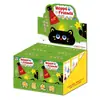 Nueva Lindo Mapache Leñador Caja Sorpresa Juguete de Figura Creativo de Moda Adorno de Escritorio Regalo Navideño Decoración del Hogar