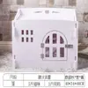 Casa de Gato de Madera Personalizada, Adecuada para Todas las Estaciones, Casa de Gato Cerrada de Madera Maciza con Puerta, Jaula para Gatos, Casa para Perros
