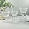 Taça de Sorvete com Haste Alta de Alto Valor Taça de Gelatina Taça de Café de Vidro Taça de Champagne Vinho Doce Taça de Coquetel